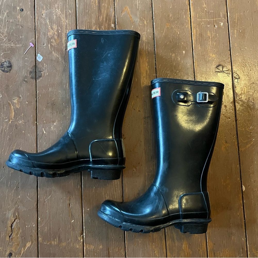 Hunter Original Tall Black Gloss Rain Boots